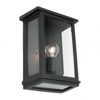 Cougar-Madrid Large 1lt 60W E.S. Wall Light - Black 